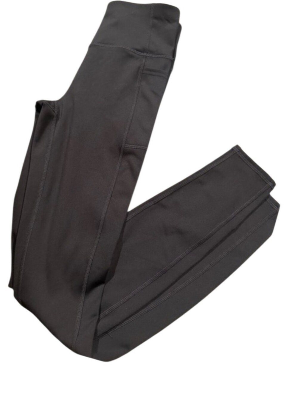 Skechers GO WALK High-Waisted Leggings Black 4-way Stretch Side Pockets Size LG - Picture 10 of 10
